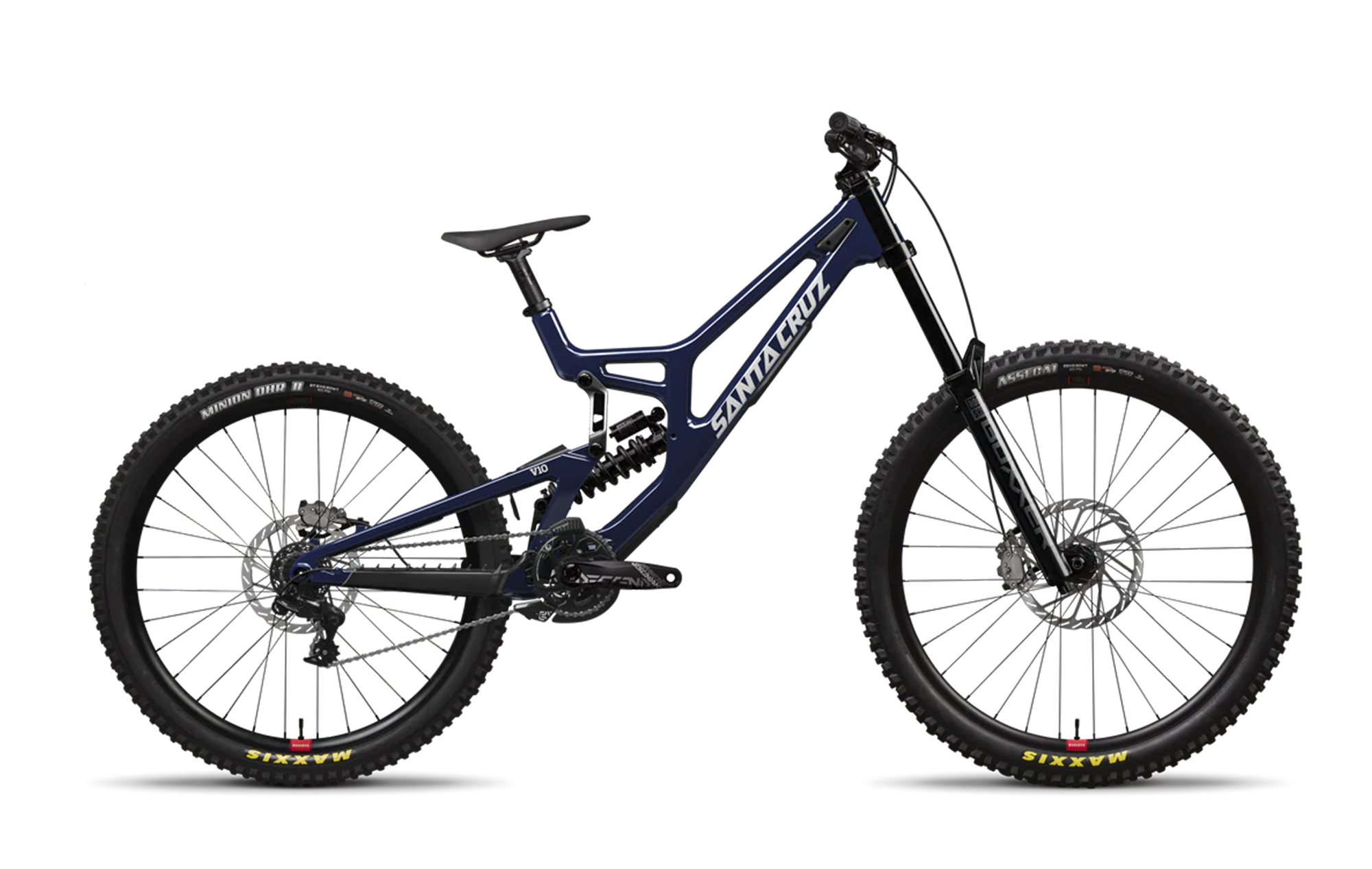 Santa Cruz Bicicleta de DH V10 CC Mullet Kit S Gloss Liquid Blue 2027