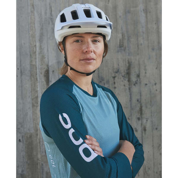 Poc Polera Mujer Mtb Pure 3/4 Jersey Dioptase Blue