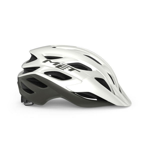 Met Casco de Bicicleta Veleno White Gray Matt Glossy