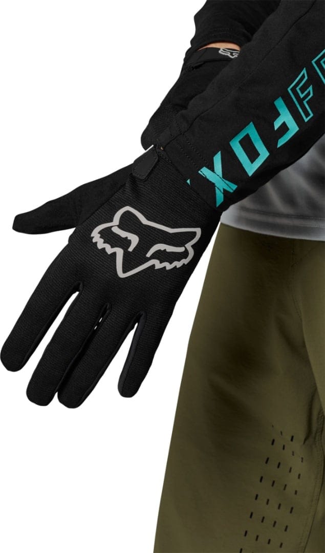Fox Guantes Bicicleta Mujer Ranger Negro