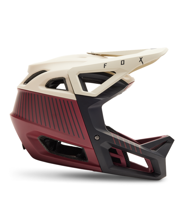 Fox Casco Bicicleta Proframe Mips Rs Mash Blanco Burdeo