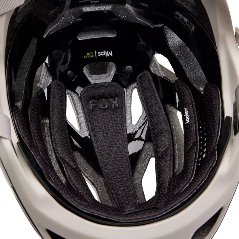 Fox Casco Bicicleta Crossframe Pro Blanco Hueso/Petroleo