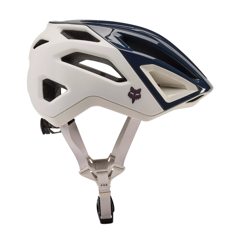 Fox Casco Bicicleta Crossframe Pro Blanco Hueso/Petroleo