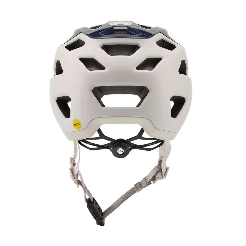 Fox Casco Bicicleta Crossframe Pro Blanco Hueso/Petroleo