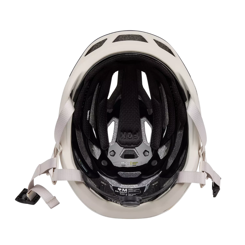 Fox Casco Bicicleta Crossframe Pro Blanco Hueso/Petroleo