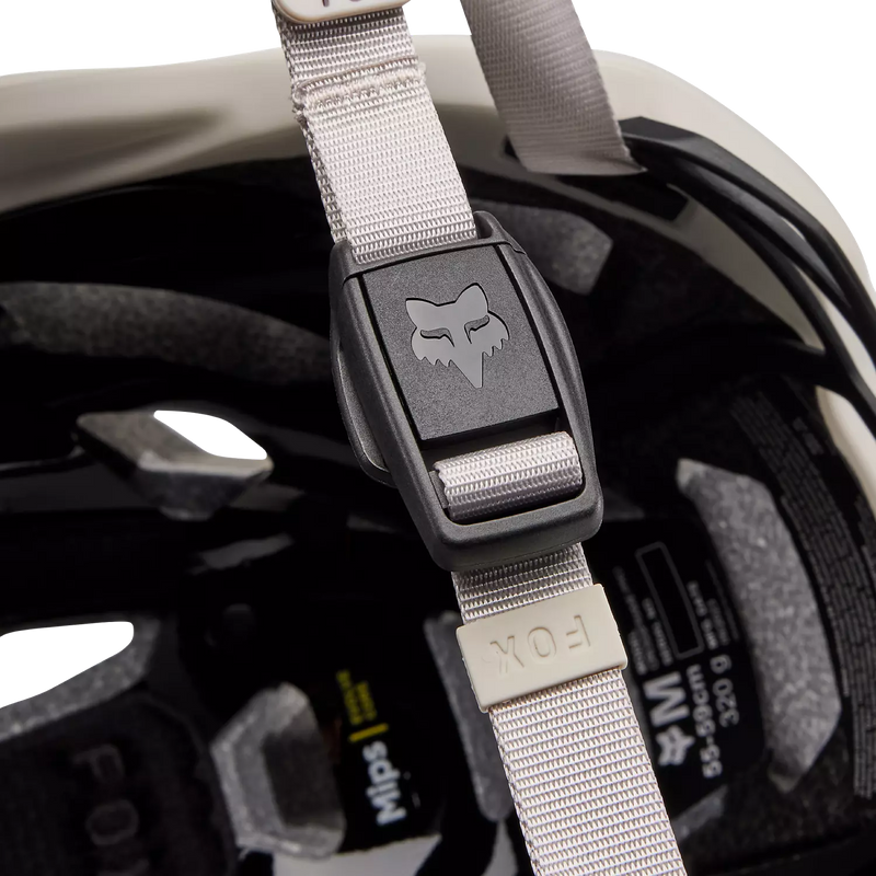 Fox Casco Bicicleta Crossframe Pro Blanco Hueso/Petroleo