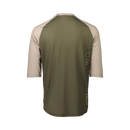 Poc Polera de Bicicleta MTB Pure 3/4 Jersey Epidote Green/Light Sandstone Beige