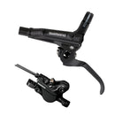 Shimano Freno hidráulico Completo Set/J-Kit, Bl-MT501 Izquierda, BR-MT500 Delantero, Black, W/O Adapter, Resin Pad