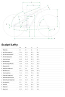Cannondale Bicicleta de Montaña Scalpel Carbon 2 Lefty Negro