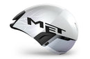 MET Casco de Bicicleta Codatronca CE White Silver Matt Glossy