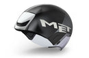 MET Casco de Bicicleta Codatronca CE Black Silver Matt Glossy