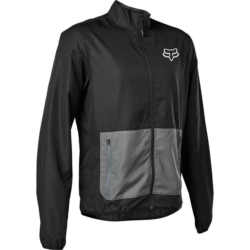 Fox Chaqueta Cortavientos Bicicleta Ranger Negro/Gris