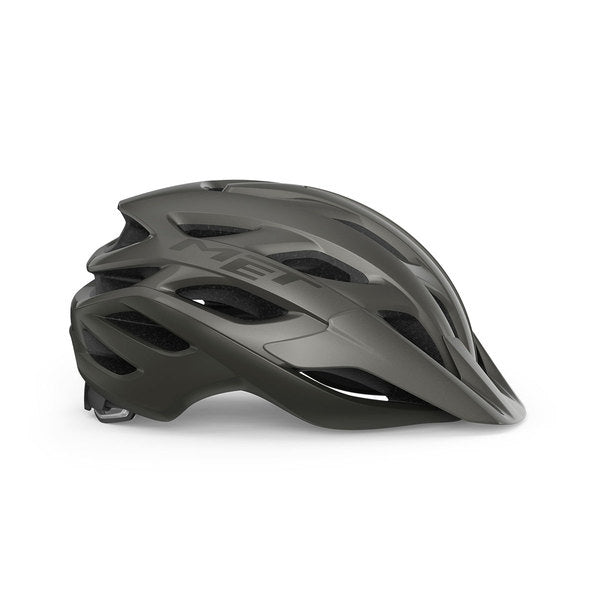 Met Casco de Bicicleta Veleno Titanium Metallic Matt