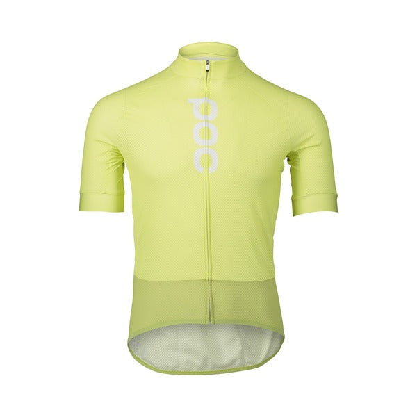 Poc Tricota Essential Road Logo Jersey Lemon Calcite