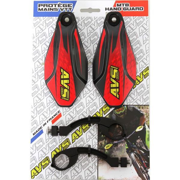 Avs Kit Protector Racing Rojo Soporte Aluminio