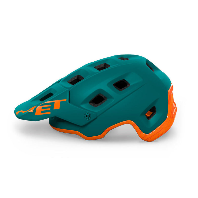 Met Casco de Bicicleta Terranova Alpine Green Orange Matt Glossy
