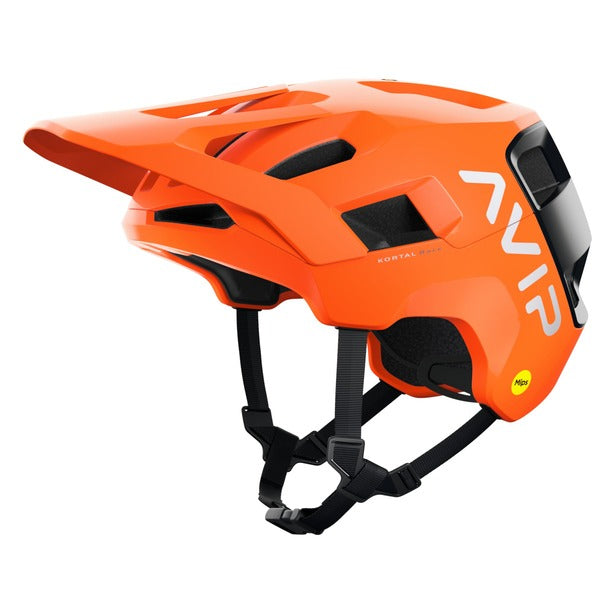 Poc Casco de Bicicleta Kortal Race Mips Fluorescent Orange Avip / Uranium Black Matt
