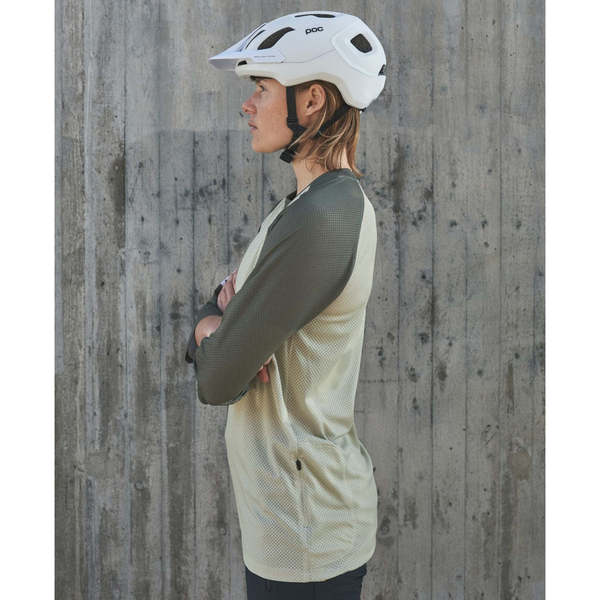 Poc Polera Bicicleta Mujer Mtb Pure 3/4 Jersey Prehnite Green/Epidote