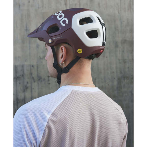 Poc Casco de Bicicleta Tectal Race Mips Garnet Red / Hydrogen White Matt