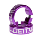Deity Abrazadera Repuesto Para Puños Color Purple