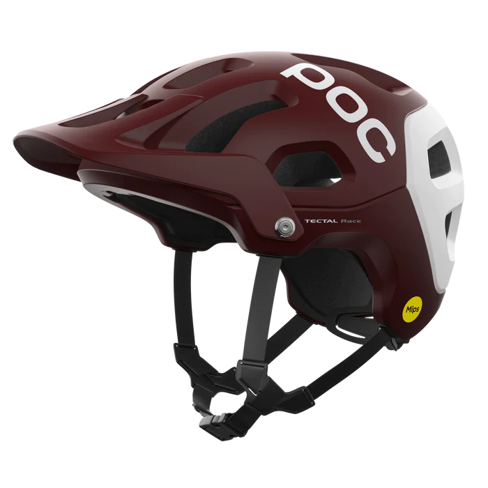 Poc Casco de Bicicleta Tectal Race Mips Garnet Red / Hydrogen White Matt