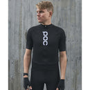 Poc Tricota Essential Road Logo Jersey Uranium Black