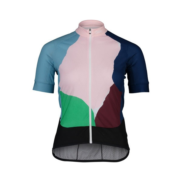Poc Tricota Mujer Essential Road Print Jersey Splashes Multi Opal/Basalt