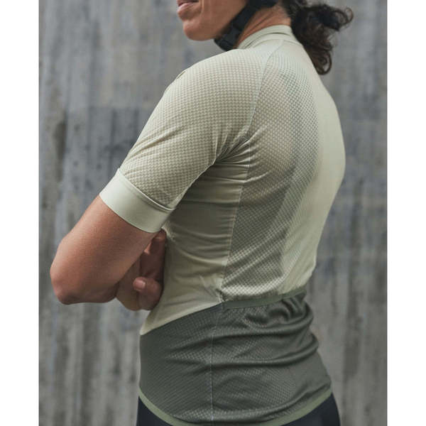 Poc Tricota Mujer Essential Road Logo Jersey Prehnite Green/Epidote Green